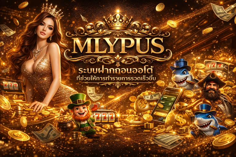 MLYPUS ระบบฝากถอนออโต้ที่ช่วยให้การทำรายการรวดเร็วขึ้น